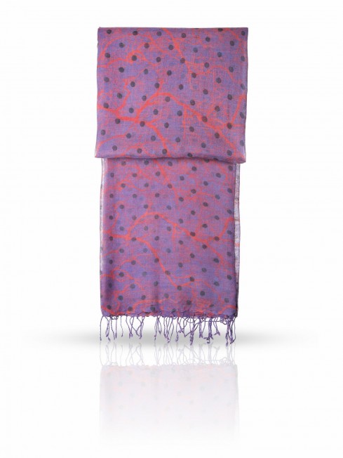Палантин Женский ZW-TREE.DOTS/CORAL